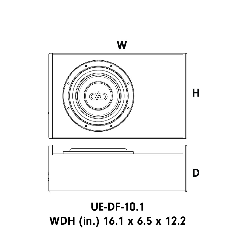 Single Downfire Enclosure (Unloaded)